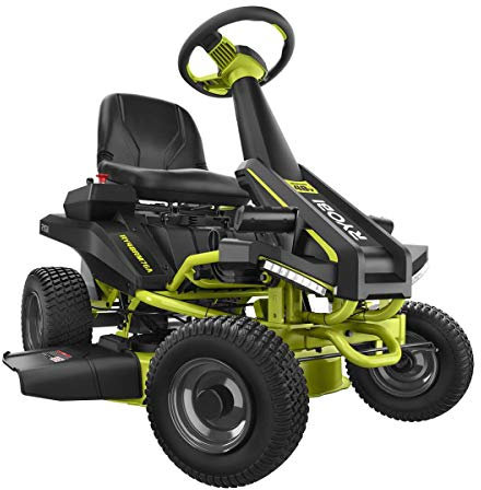 Ryobi Akku-Aufsitzrasenmäher 48 V, 76 cm Schnittbreite, Mulchfunktion, bis 4000 m², RY48RM76A