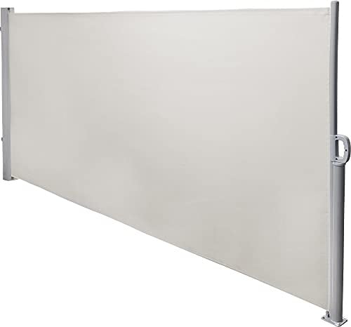 Seitenmarkise Sicht- und Sonnenschutz für Garten, Balkon und Terrasse in (300 x 150 cm) und (300 x 180 cm) Beige 300 x 180 cm