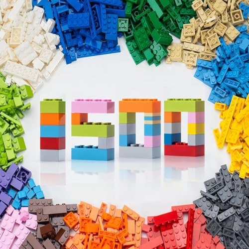 WYSWYG Bausteine Set – 1500 Teile Basic Bausteine Nachfüllpackung,Kompatibel,Geeignet für Jungen und Mädchen ab 6 Jahren