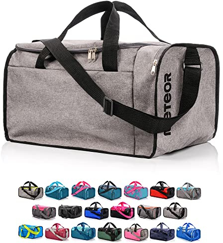 meteor Sporttasche Kinder 20-40 L Mädchen Schwimmtasche Badetasche klein | Turntasche für Schule, Schulsport und Reise, Jungen, wasserabweisender Polyester, Seitenfach, verstellbarer Gurt
