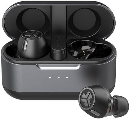 JLab Epic Lab Edition In Ear Kopfhörer Bluetooth, Smart Active Noise Cancelling Kopfhörer, 56+ Std. Spielzeit IP55 True Wireless Earbuds, Hybrid Dual Drivers, Bluetooth LE Audio & kabellose Aufladung