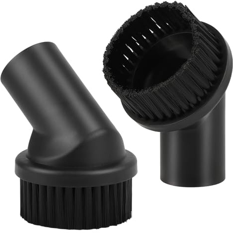 TOSAVGA 2 Stück 35mm Staubpinsel, Premium Staubsauger Bürste, Staubsaugerbürsten, Staubsauger Düse Möbelbürste, Staubsauger Aufsatz für Universal passend für Alle Marken