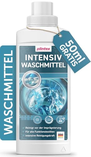 PLINTEX® Intensiv-Waschmittel 550ml für Outdoor- & Funktionskleidung | Spezialwaschmittel für Gore-Tex, Softshell & Skibekleidung - Haut- und materialschonend - Sportwaschmittel I Made in Germany