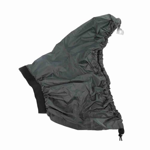 Dioche Kajak-Rock-Spritzdeck, Kajak-Nylon, Universell Verstellbar, Nylon-Kajak-Spritzrock, wasserdichte Abdeckung, Wassersport, Sory (schwarz)
