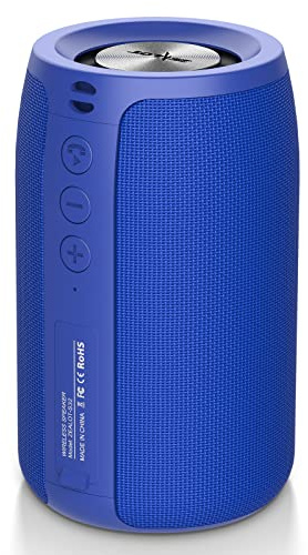 ZEALOT Bluetooth Lautsprecher,Musikbox mit USB/TF Karte/AUX,Bluetooth Box mit IPX5 Wasserdicht,12h Spielzeit,Dual Pairing,Tragbarer Kabelloser Lautsprecher für Home&Outdoor