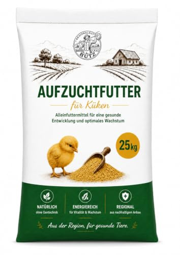 Aufzuchtfutter/Kükenfutter 25 Kg, Premiumqualität für Hühner, Fasane, Wachteln, Enten, Puten, Gänse...