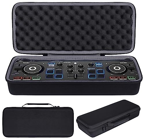 co2CREA Hart Reiseschutzhülle Etui Tasche für Hercules DJControl Starlight Portable USB DJ Controller,Nur Hülle