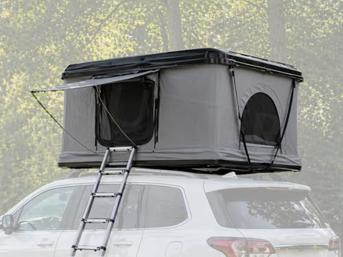 Hardtop Dachzelt (Hartschalen Universal-Dach-Zelt), wasserdichter lichtdichter Stoff 600D 230g/qm, Autodachzelt - Solange Vorrat reicht