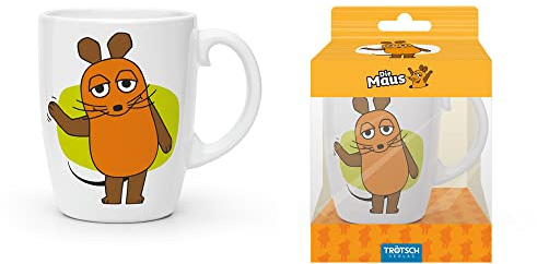 TROTSCH - Die Maus | Kindertasse Geschenktasse aus Porzellan: Kaffeetasse Teetasse Geschenkidee Geschenk Tasse