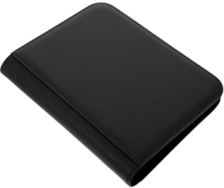 Sammelkartenbuch 160 Karten Schwarz PU Kunststoff 4-fach