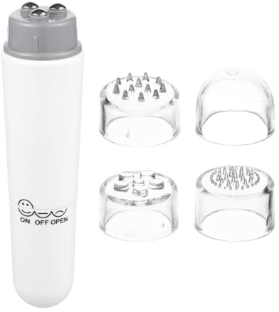 Healifty 4 in 1 Elektrisches GesichtsmassagegeräT Mit Akupressurfunktion Mini Facial Massager FüR Schmerzlinderung Verbesserte Durchblutung Und Hautpflege Kompakt FüR Zuhause Und Reise
