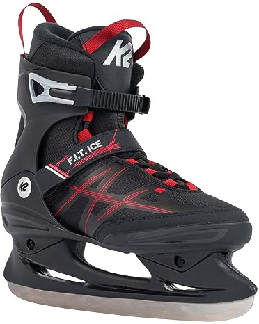 K2 Skates Herren Schlittschuhe F.I.T. ICE, black - red, 25G0410.1.1.070