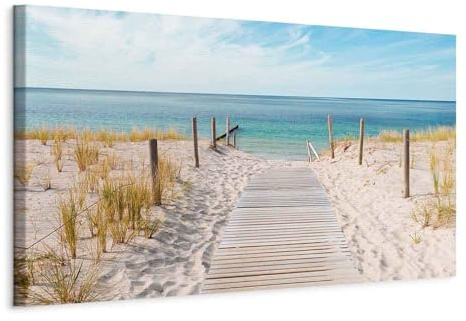 murando - Leinwandbild Landschaft Natur Himmel, 120x40 cm, 1-teilig, modern | Hochwertige Leinwand, sofort aufhängbar, ideal fürs Wohn- oder Schlafzimmer, wasserfest und lichtecht, langlebig, stilvoll