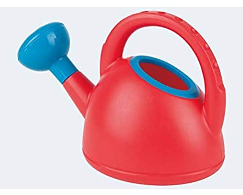 Hape Gießkanne, Rot - Rote Sandspielzeug Giesskanne, Outdoor und Sandkasten Zubehör, Robustes Kinder-Spielzeug für Garten und Strand, für Kinder ab 2 Jahren