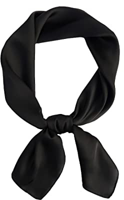 KOOYOL Damen Seidentuch Seide Leicht Seidenschal Bandana Halstuch Kopftuch Elegante Schal Tuch Geschenk für Frauen Einheitsgröße, E#