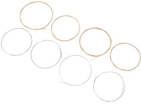 Keenso Mandolinensaiten, Phosphorbronze-Material, 8-teiliges Set für Stabiles Timbre, Einfache Installation für Anfänger und Volksmusiker