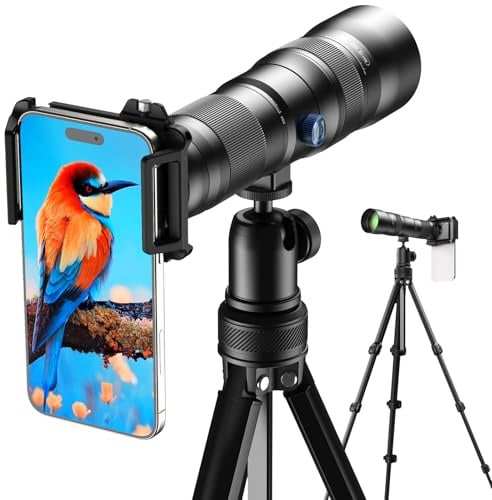 APEXEL Telecular 20-60x Professionelles Kompakt Zoomlinse für Smartphones-Teleobjektiv für Smartphones- Erfassen Sie entfernte Szenen mit Leichtigkeit