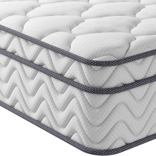 Vesgantti Matratze 90x200 cm 7-Zonen Taschenfederkernmatratze 30cm Hoch H3 | BoxTop, Oeko-Tex,Tonnentaschenfederkern mit Gel-Schaum,atmungsaktiv für orthopädischen Schlafkomfort