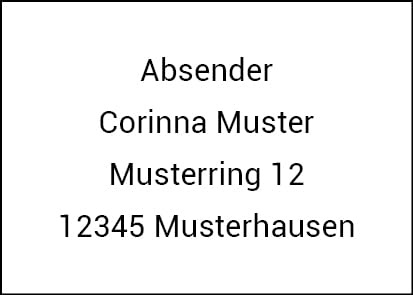 Adressaufkleber 60 Stück Sehr große 70x50 mm Etiketten mit Ihrem Wunschtext nach Ihren Vorstellungen. Direkt vom Hersteller