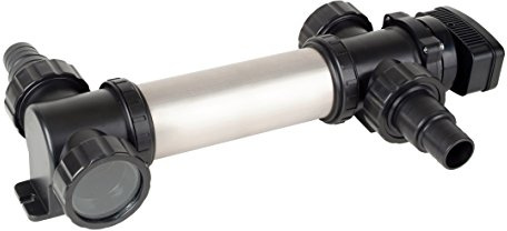 T.I.P. Edelstahl UV-C Strahler für Pools und Teiche bis 36.000 l - 36 Watt zur Bakterien- und Algenreduzierung - Mit LED-Funktionskontrolle SPU 36000 UV, 30447