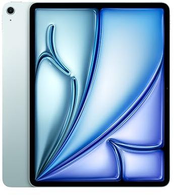 Apple iPad Air 13 mit M3 Chip: Apple Intelligence, Liquid Retina Display, 128 GB, 12 MP Frontkamera/Rückkamera, WLAN 6E, Touch ID, Batterie für den ganzen Tag – Blau