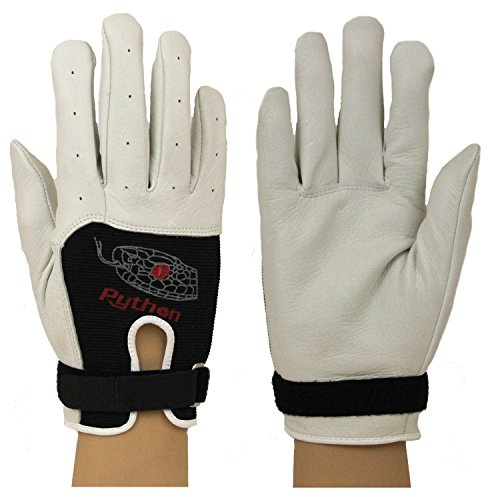 Python Xtreme Handball-Handschuhe, ungepolstert, mit Riemen, Größe S, 1 Paar