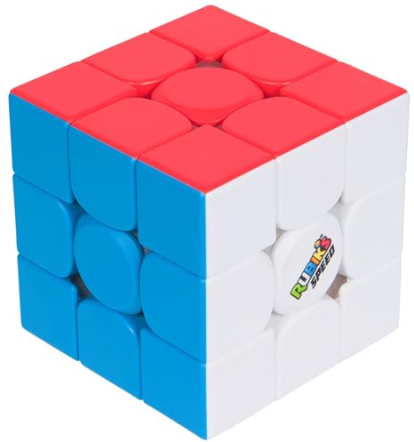 Rubik's - Speed Cube 3x3, original Ultra-leichtgängiger Zauberwürfel mit Magneten, hochwertige Verarbeitung für Einsteiger und Speedcubing-Profis, ab 8 Jahren