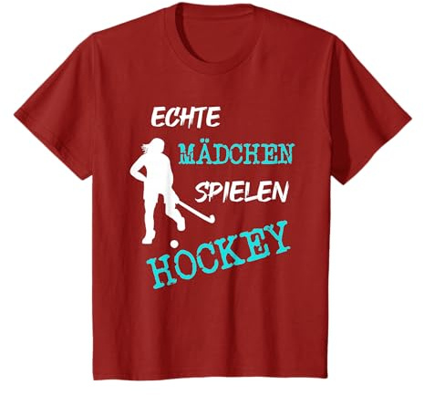 Feldhockey Hockey Mädchen Spruch Geschenk T-Shirt