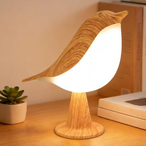 Haotao Nachttischlampe | Tischlampe | Kabellos Touch Dimmbare 3000K-6000K | LED Akku Tischleuchte für Innen | Nachtlicht Kinder | Wiederaufladbar | 2600mAh | Warmweiß & Weiß & Kaltweiß | Dekoration