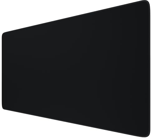 Titanwolf - XXXL Übergröße Mauspad 1000x500mm - Gaming Mousepad Groß - 100x50 cm Tischunterlage Large Size - verbessert Präzision und Geschwindigkeit XXXL - für Logitech Maus und Tastatur Schwarz