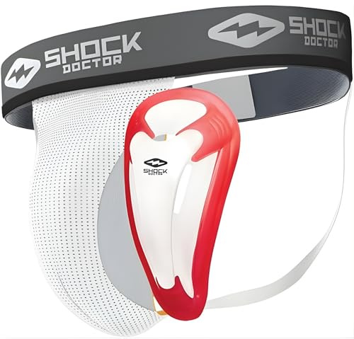 ShockDoctor 213 Tiefschutz mit BioFlex-Schale für Sportschutz, für Kinder und Erwachsene, (1 Schalen-Tiefschutz)
