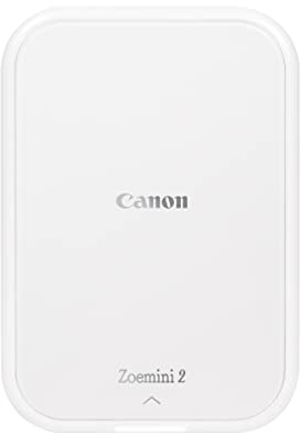 Canon ZOEMINI 2 Mini Fotodrucker für Handy + 10er Druck-Set | Bluetooth 5.0 kabelloses Drucken vom Smartphone; Thermodrucker ohne Tinte, wasserfeste, reißfeste Fotos
