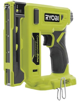 RYOBI 18 V ONE+ Akku-Tacker R18ST50-0 (Rückenbreite 10 mm, Klammerkapazität 6-14mm, Magazinkapazität 85, ohne Akku und Ladegerät)