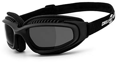 Chillout Rider® | Chopperbrille, Motorrad Sonnenbrille, Bikerbrille, Motorradbrille | beschlagfrei, gepolstert, bruchsicher | Brille