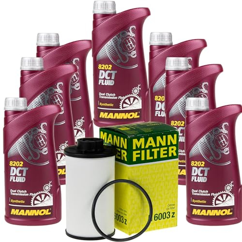 7L MANNOL DCT Fluid Getriebeölfilter für A3 Cabriolet Limousine Sportback | Motoröl MANNOL DCT Fluid 8202 Hydraulikfilter