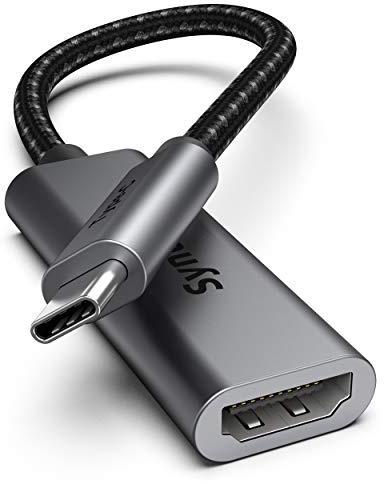 Syntech USB-C-auf-HDMI-Adapter, Thunderbolt 3-auf-HDMI-Adapter, kompatibel mit MacBook Pro, MacBook Air, iPad Pro, Pixelbook, XPS, Galaxy und mehr