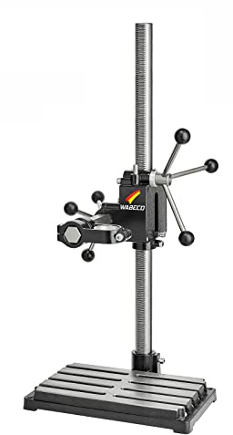 WABECO Bohrständer Fräsständer BF1243 mit 3-Speichen Drehkreuz Z- und Y-Achse, 2 Zustellachsen vertikal/horizontal Säule 750 Ausleger 500 mm Made in Germany