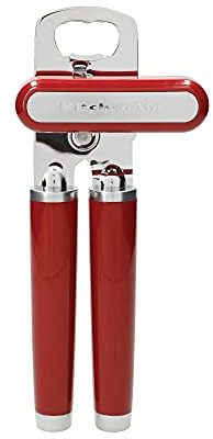 KitchenAid Dosenöffner, Flaschen- und Dosenöffner aus Edelstahl – Empire Rot