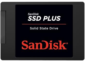 SanDisk SSD Plus interne SSD 2 TB (schnelleres Hoch-, Herunterfahren und Laden, Lesegeschwindigkeit 545 MB/s, Schreibgeschwindigkeit 450 MB/s, stoßfest)