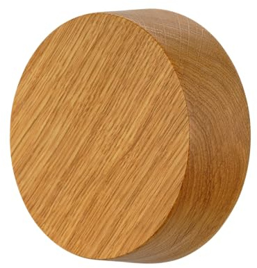 REV Baldachin, Verteilerdose aus Echtholz, Deckenverteilerdose rund Ø84mm x 30mm, Eiche