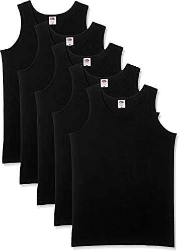 Fruit of the Loom 5er Pack Valueweight Athletic Vest NEU
