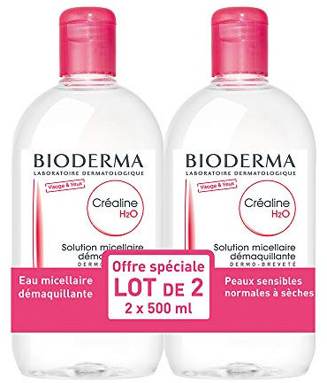 Bioderma H2O Sans Parfum, für Reinigend - Lot De 2 X500 Ml