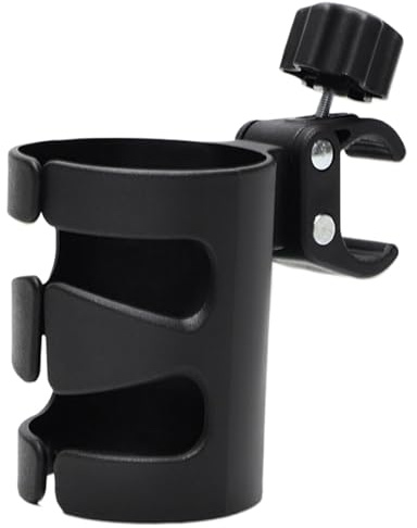 Flaschenhalter für Rollstuhl und Kinderwagen, stoßfester Becherhalter, vielseitiges Zubehör für einfachen Zugang, ideal für Eltern und Betreuer, Flaschenhalter für