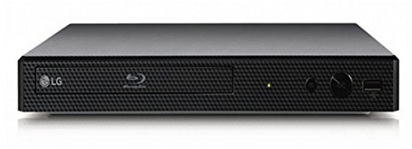 LG Electronics Blu-ray Player BP250 (Full HD-Upscaling, Wiedergabe externer Festplatten, HDMI- und USB-Anschluss), Schwarz, MaÃŸe: 2,7 x 4,1 x 19,5 cm