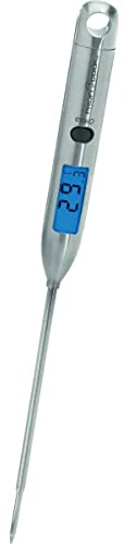 ProfiCook® Küchenthermometer aus Edelstahl | -45°- 200°C | Thermometer Kochen | Kochthermometer mit LCD-Display | Backthermometer inkl. Schutzkappe | Thermometer Küche inkl. Aufhängeöse | PC DHT 1039