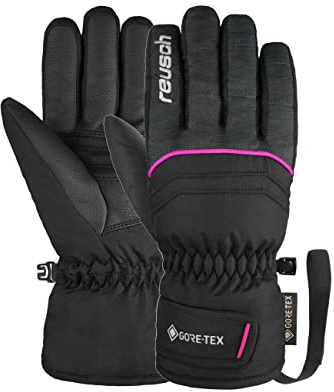 Reusch Gore-TEX Skihandschuhe für Kinder | warm, wasserdicht & Winddicht | atmungsaktiv, Winterhandschuhe mit Klettverschluss, für Ski & Outdoor, Größe 3-6,5, Teddy GORE-TEX Junior