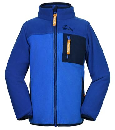 SMONTY Kinder Fleece Jacke, weiche warme Layering-Jacke mit Reißverschluss,leichte Jacke für Jungen und Mädchen.