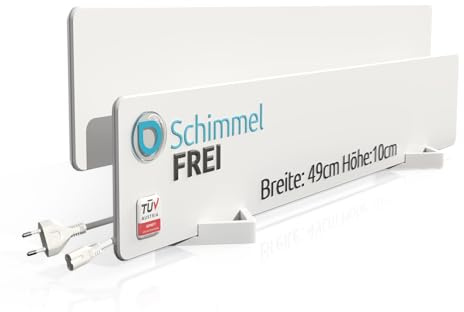 ELIAS Schimmel Dry - Schimmelentferner Wand & Bad -ohne Chemie für immer Schimmelfrei - Die Alternative zum Schimmelspray und zur Schimmelfarbe innen Weiß