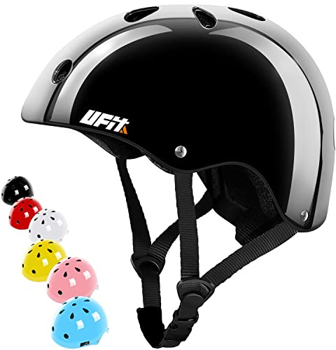 Kinder Verstellbarer Helm Skateboard Helm Jungen Mädchen Fahrradhelme für 3 bis 13 Jahre Kinder