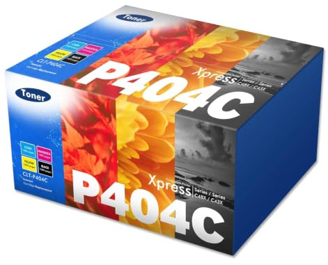 CLT-P404C CLT-K404S P404C Toner Kompatibel für Samsung Xpress C480W C480FW | 4er-Pack CLT-Y404S CLT-K404S CLT-C404S CLT-M404S für C48X C430W C480 C430 C480FN C43X Series (Schwarz Cyan Gelb Magenta)